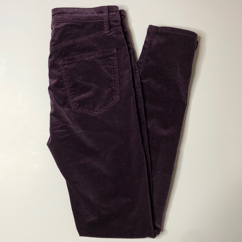 NWOT J BRAND Maria High Rise Skinny purple pants